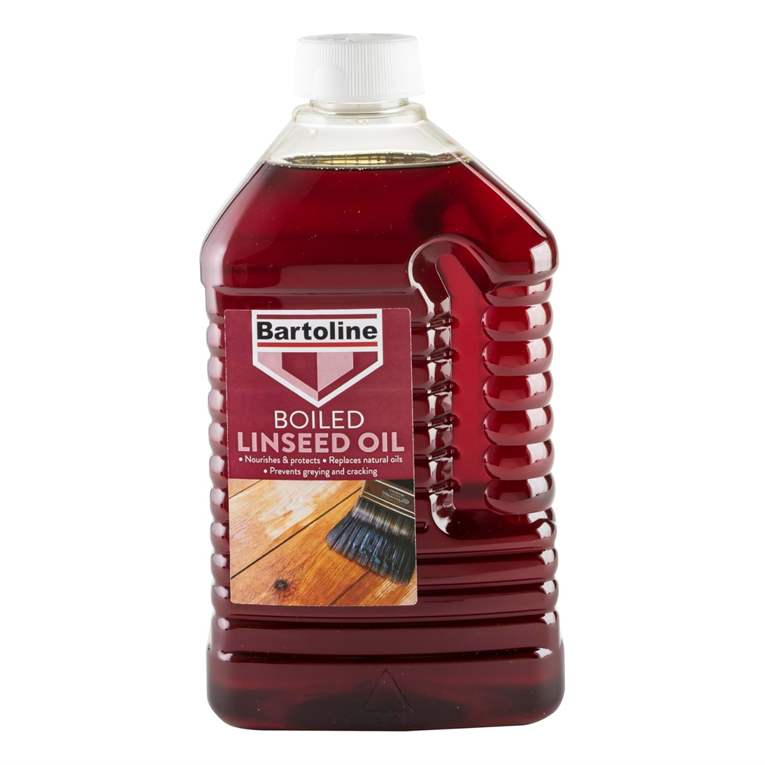 bartoline boiled linseed oil 2l – fast drying wood treatment for softwood furniture, doors & interior wood surfaces