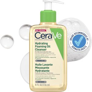 CeraVe Hydrating Foaming Oil Cleanser for Normal to Very Dry Skin - 8 fl oz/236 ml