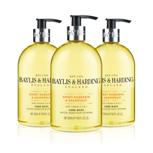 Baylis & Harding Sweet Mandarin and Grapefruit Hand Wash, 500 ml (Pack of 3)