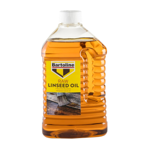 bartoline raw linseed oil 2l – natural wood treatment for furniture, stone, sports equipment & outdoor wood