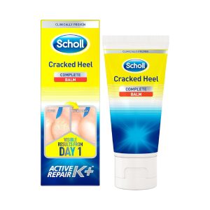 Scholl Cracked Heel Repair Balm with 25% Urea & Keratin | 60ml Travel-Friendly Tube
