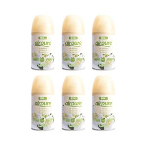 Airpure Automatic Spray Refills Jasmine Essence 250ml Pack of 6