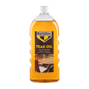 bartoline teak oil 1l – hardwood furniture oil for indoor & outdoor use