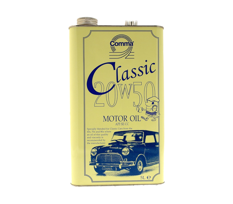 Comma Classic 20W/50 Motor Oil – 5L (Yellow)
