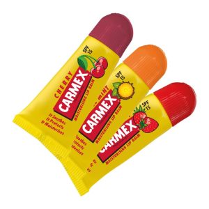 Carmex Minis Lip Balm Trio - Cherry, Strawberry, Pineapple