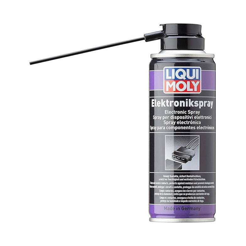 LIQUI MOLY Electronic Spray 200ml | Contact Cleaner for Vehicle Electrical Systems | Plastic-Safe | SKU: 3110