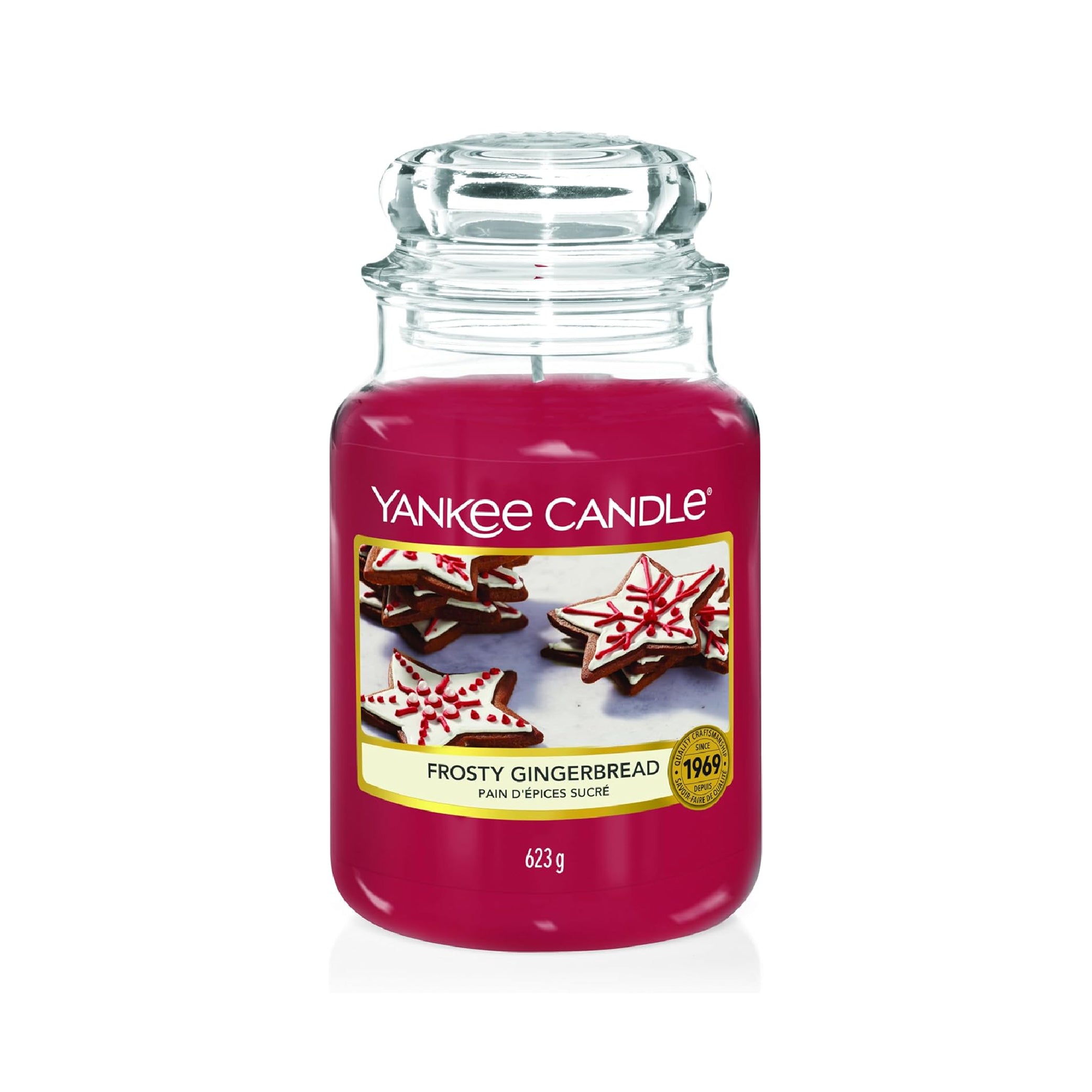 Yankee Scented Candle Frosty Gingerbread Large Jar
