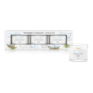 Yankee Scented Candle Clean Cotton Gift Set Pack of 3