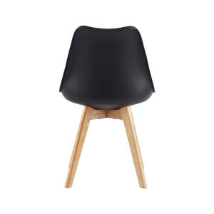 Modern Tulip Dining Chairs - Pack of 1 – Sleek Wooden Design for Kitchen, Office & Small Spaces